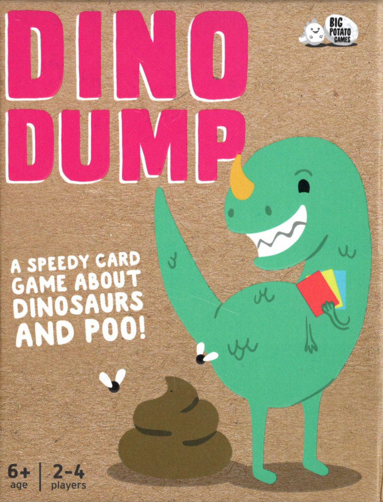 Big Potato Dino Dump - Il Gioco Da Tavolo Dei Dinosauri Per Bambini Con Adesivi Puzzolenti, 2-4 Giocatori, Dai 6 Anni