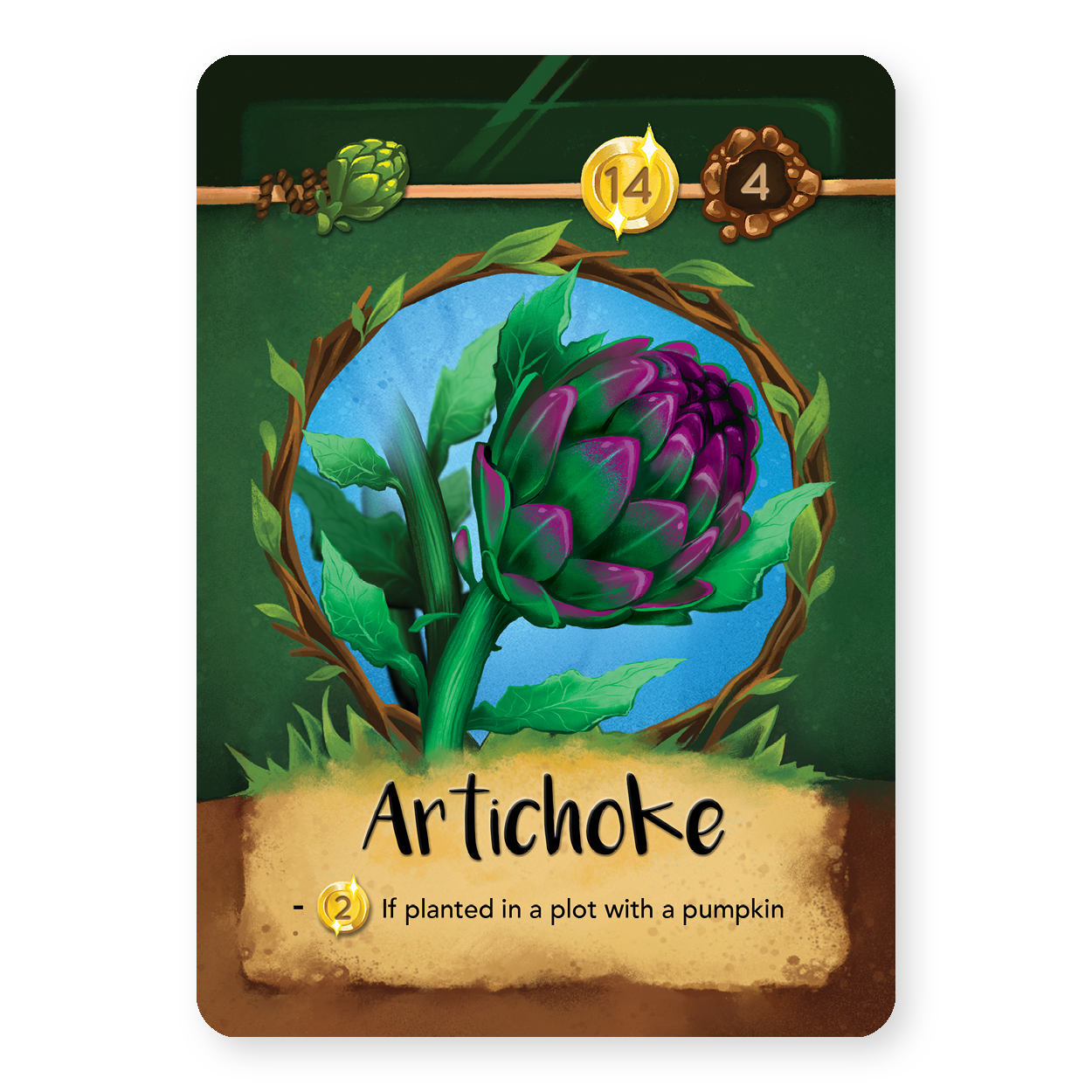 Artichoke from Plotalot Image courtesy of Moonstone Games