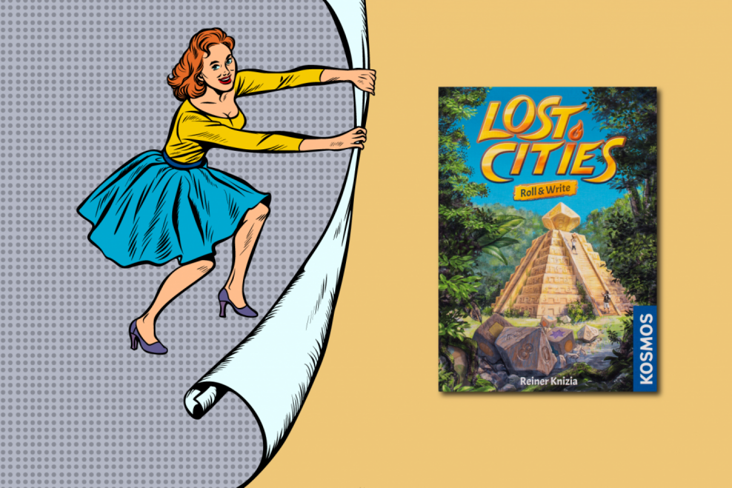 Devir – Lost Cities: Roll & Write – Gioco Da Tavolo Veloce – 15 Minuti – Da 2 A 5 Giocatori – Edizione Spagnola/catalana/portoghese