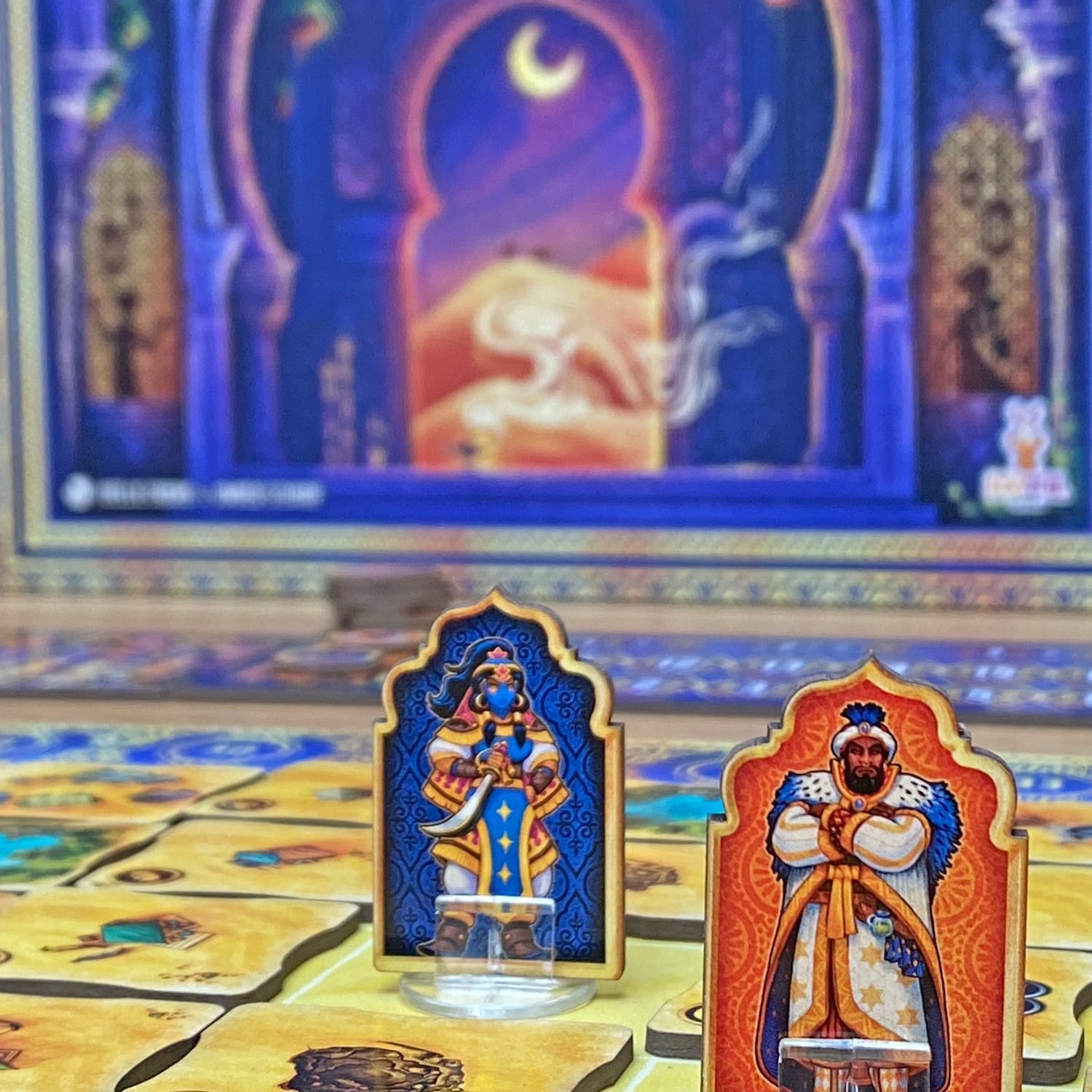 Tiles of the Arabian Nights StandeesImage © Board Game Review UK