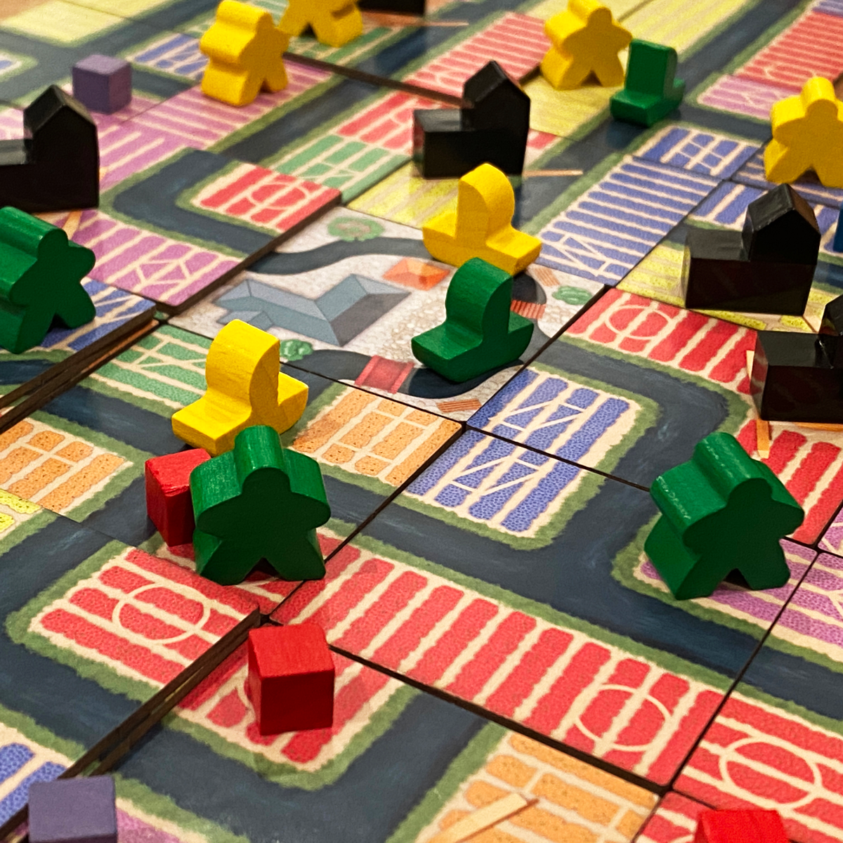 The busy canals of Blooming Industry Image © Board Game Review UK