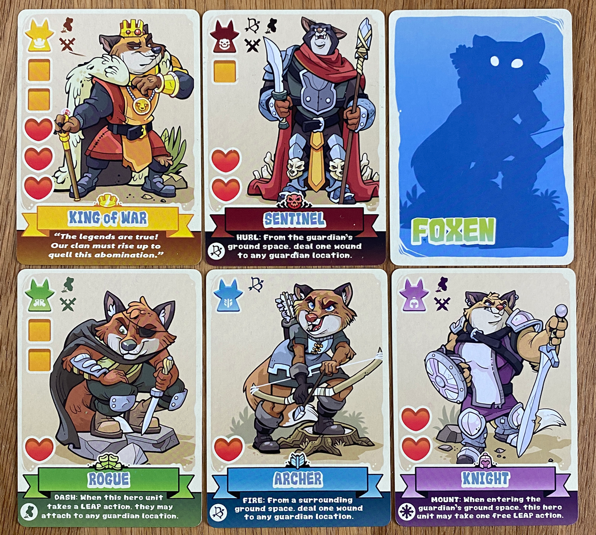 Skulk-Hollow-Foxen-Cards-Display
