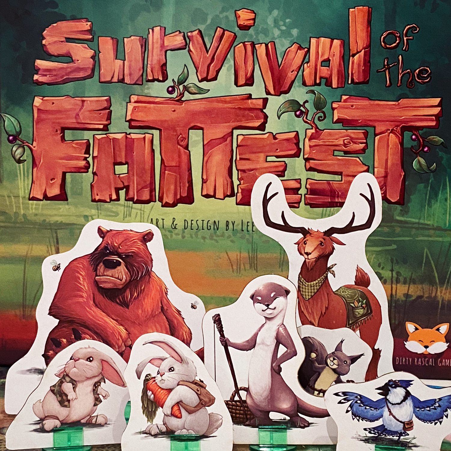 Survival of the Fattest Characters Image © Board Game Review UK
