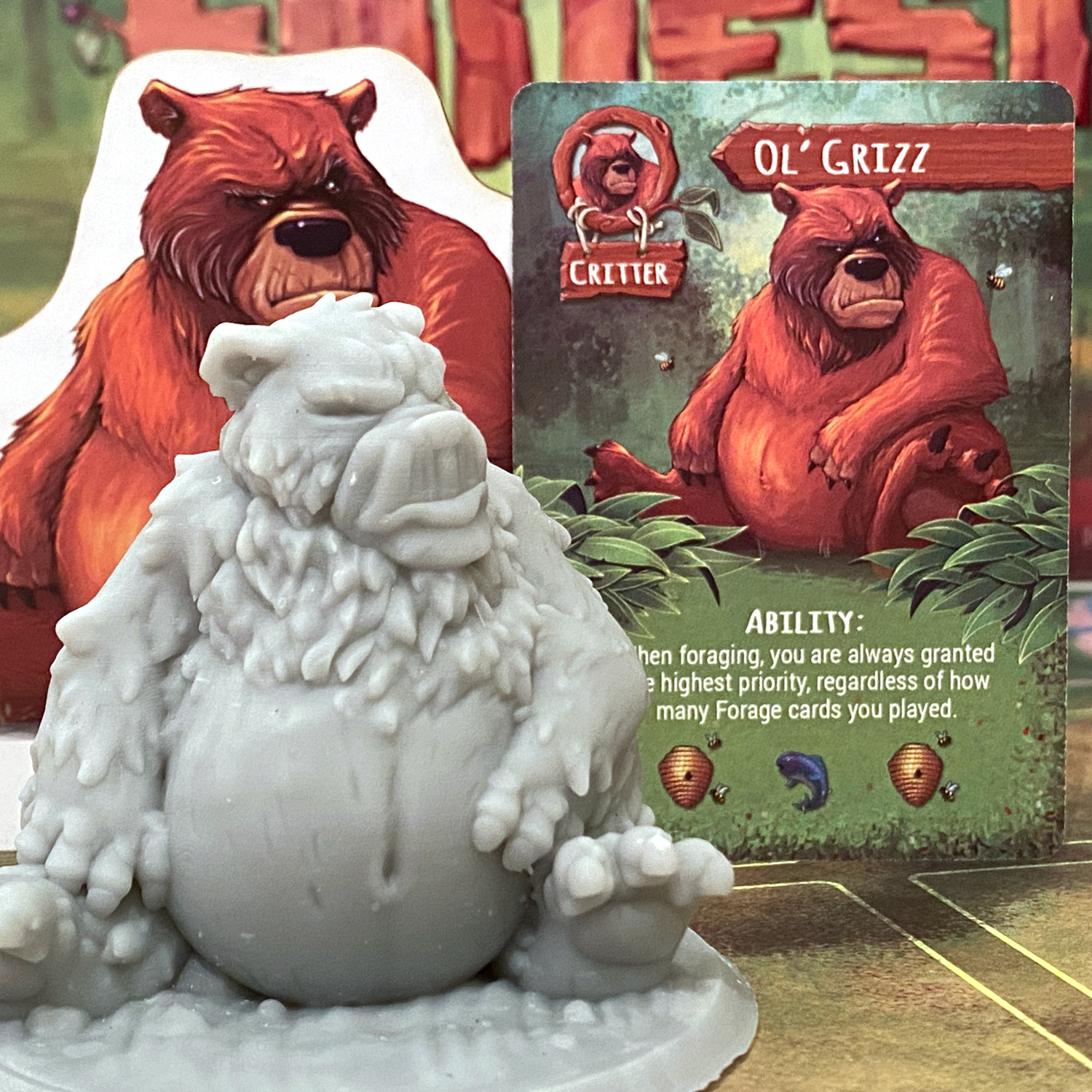 Survival of the Fattest Ol' Grizz Image © Board Game Review UK