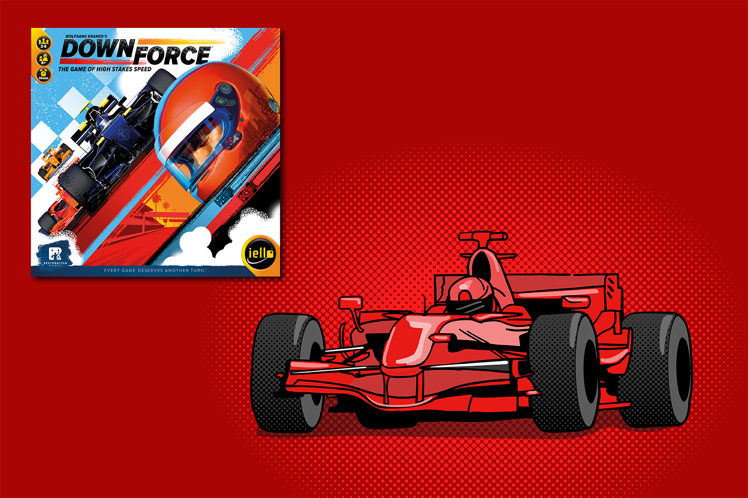 Downforce Board Game Review Header Image
