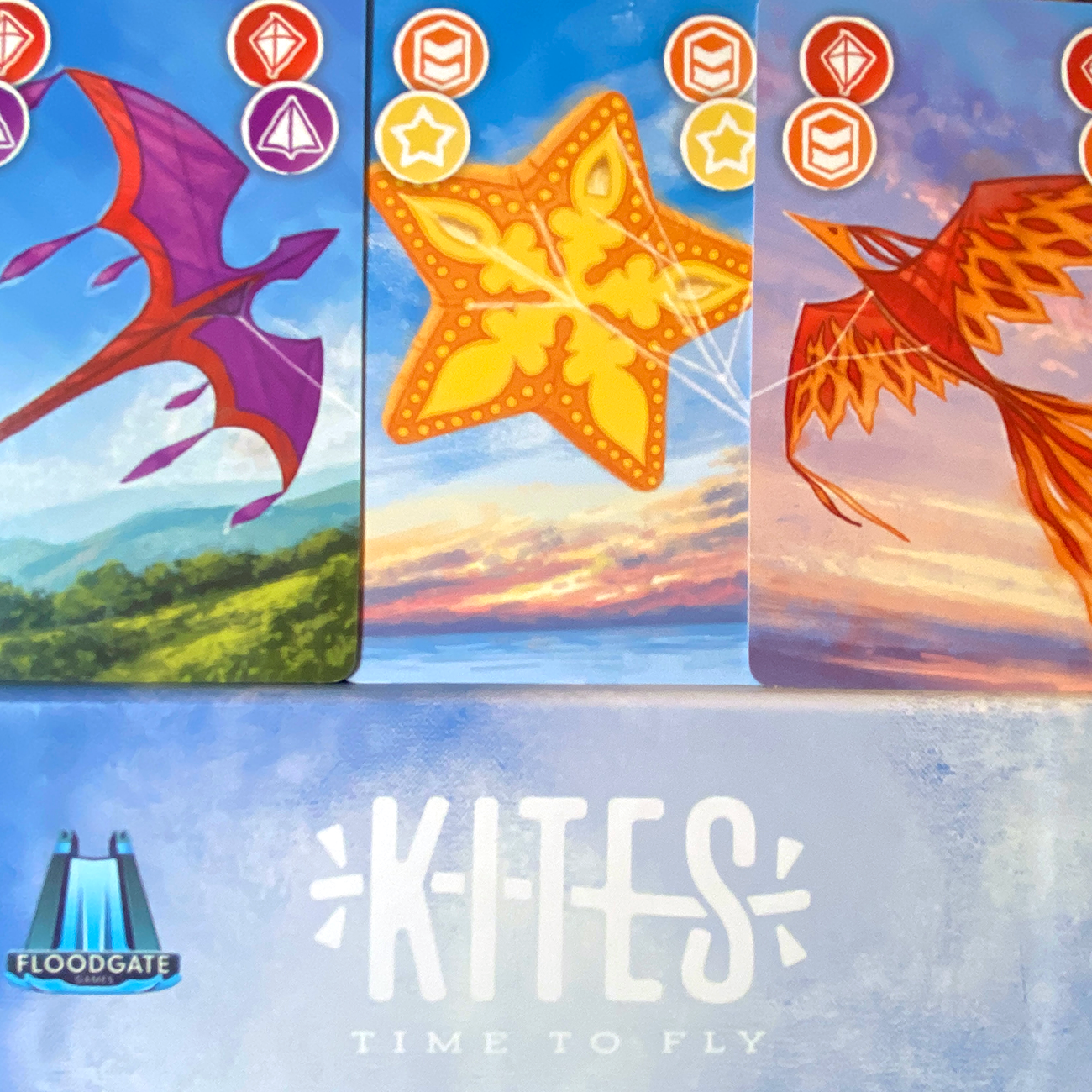 Kites Cards on Box