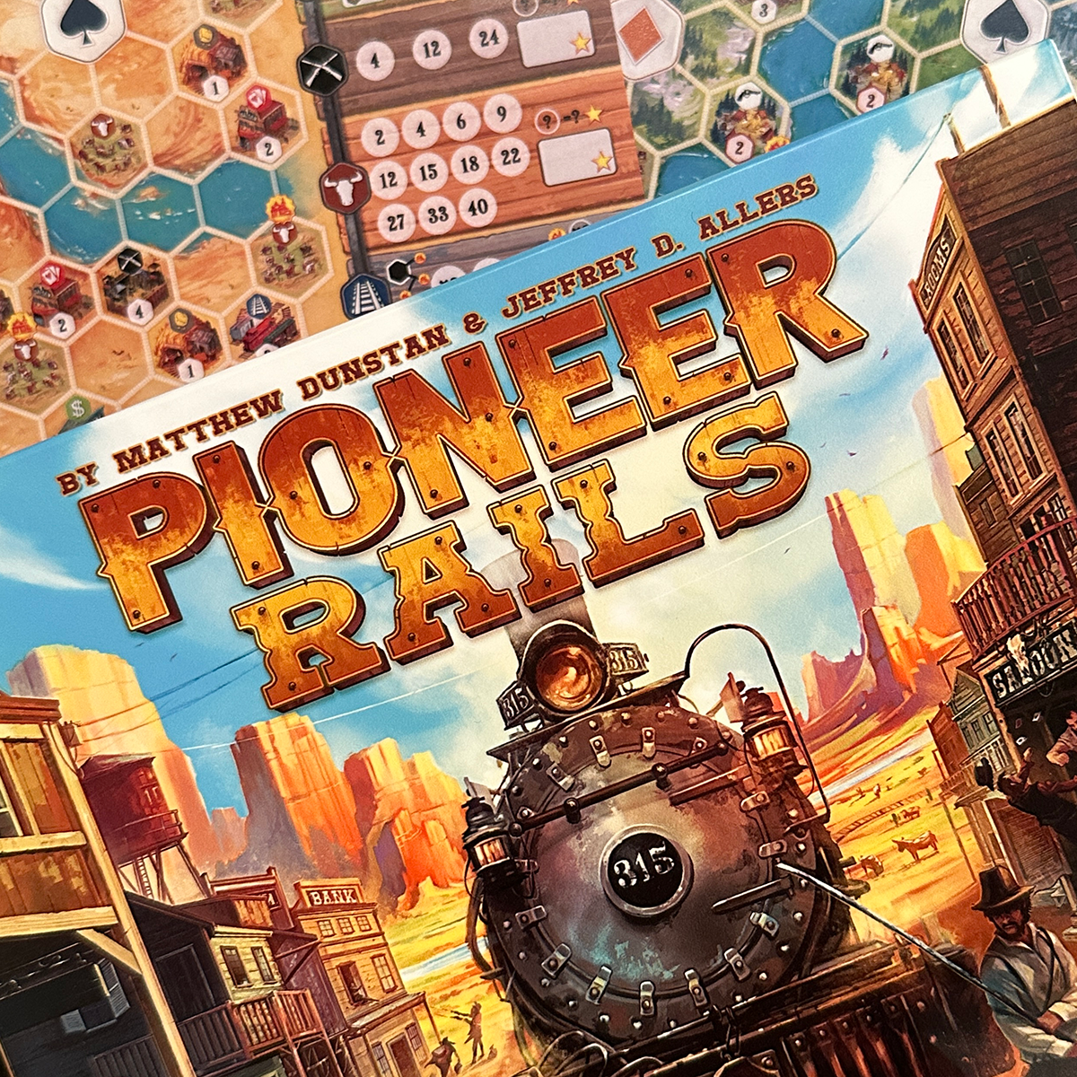 Pioneer Rails - A network building 'Flip & Write' by Dranda Games