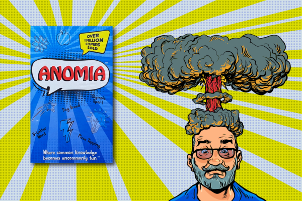 Anomia Card Game Review Header Image