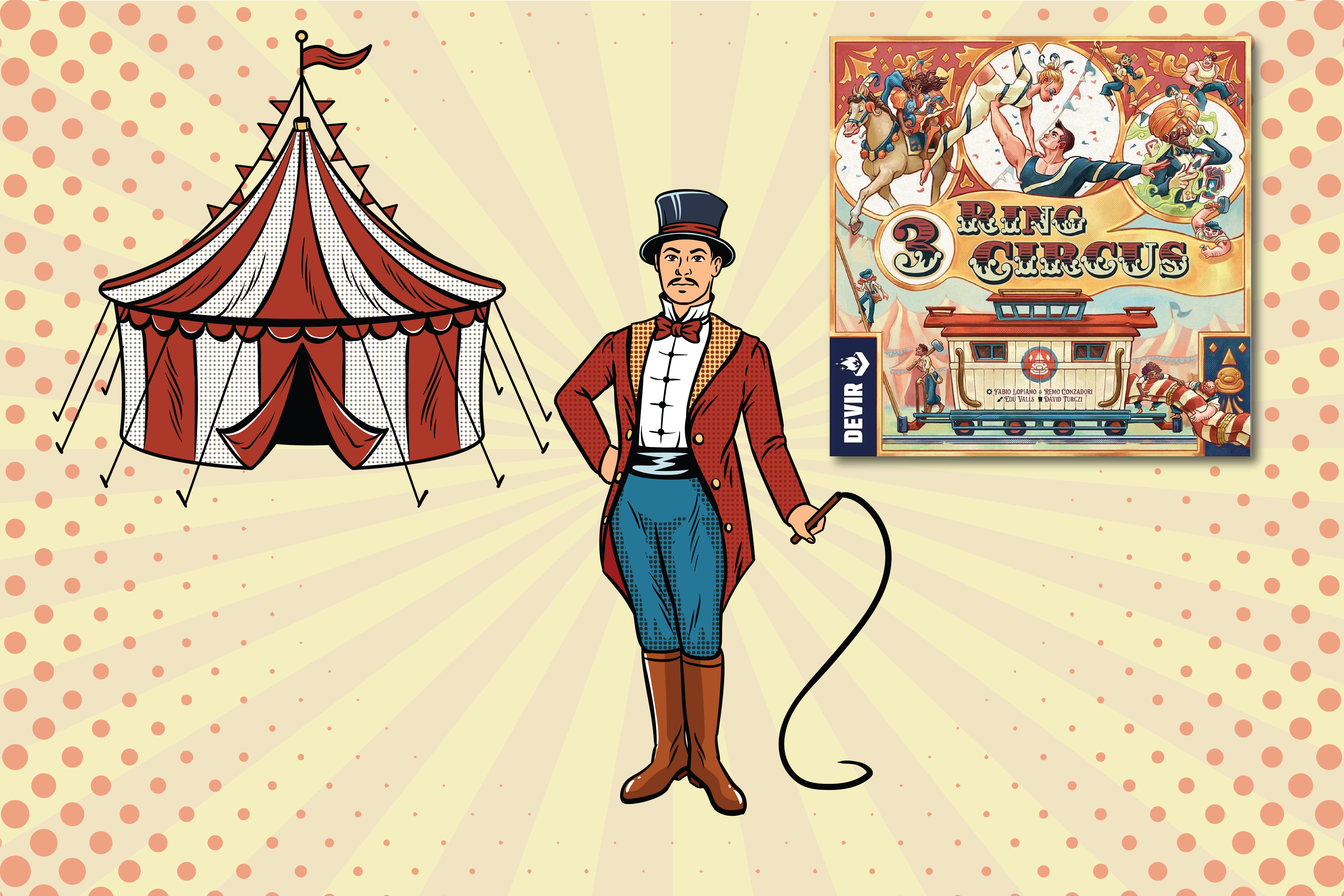 3 Ring Circus Board Game Review Header Image
