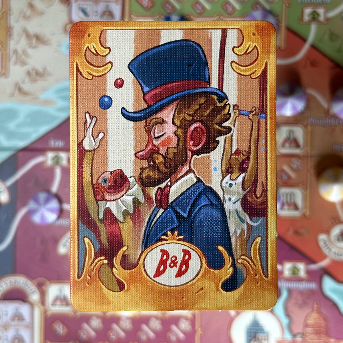 3 Ring Circus board game review Barnum player marker