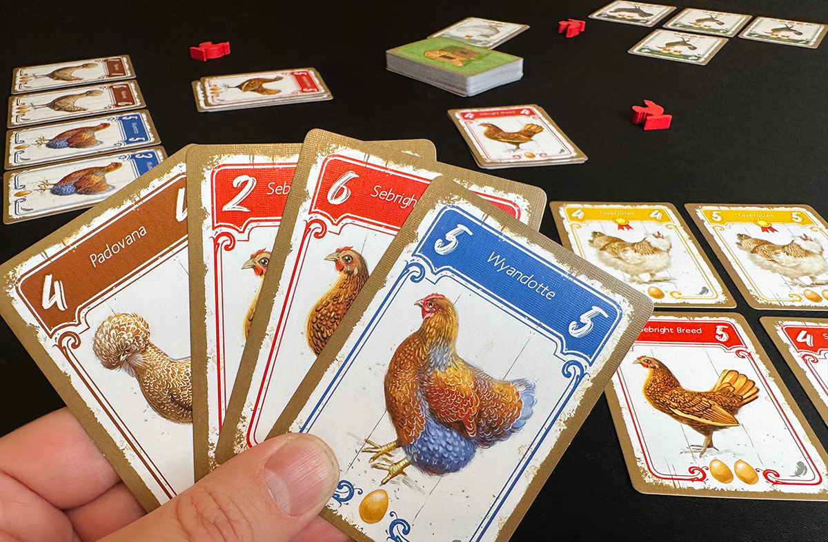 Hens Card Game Review Hand of Cards