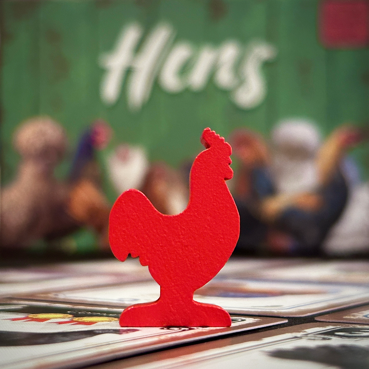 Hens Card Game Review Rooster Token