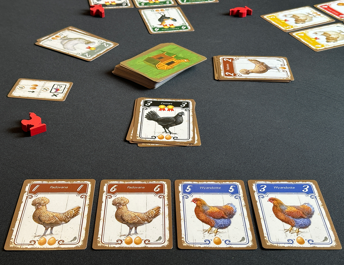 Hens Card Game Review during Play