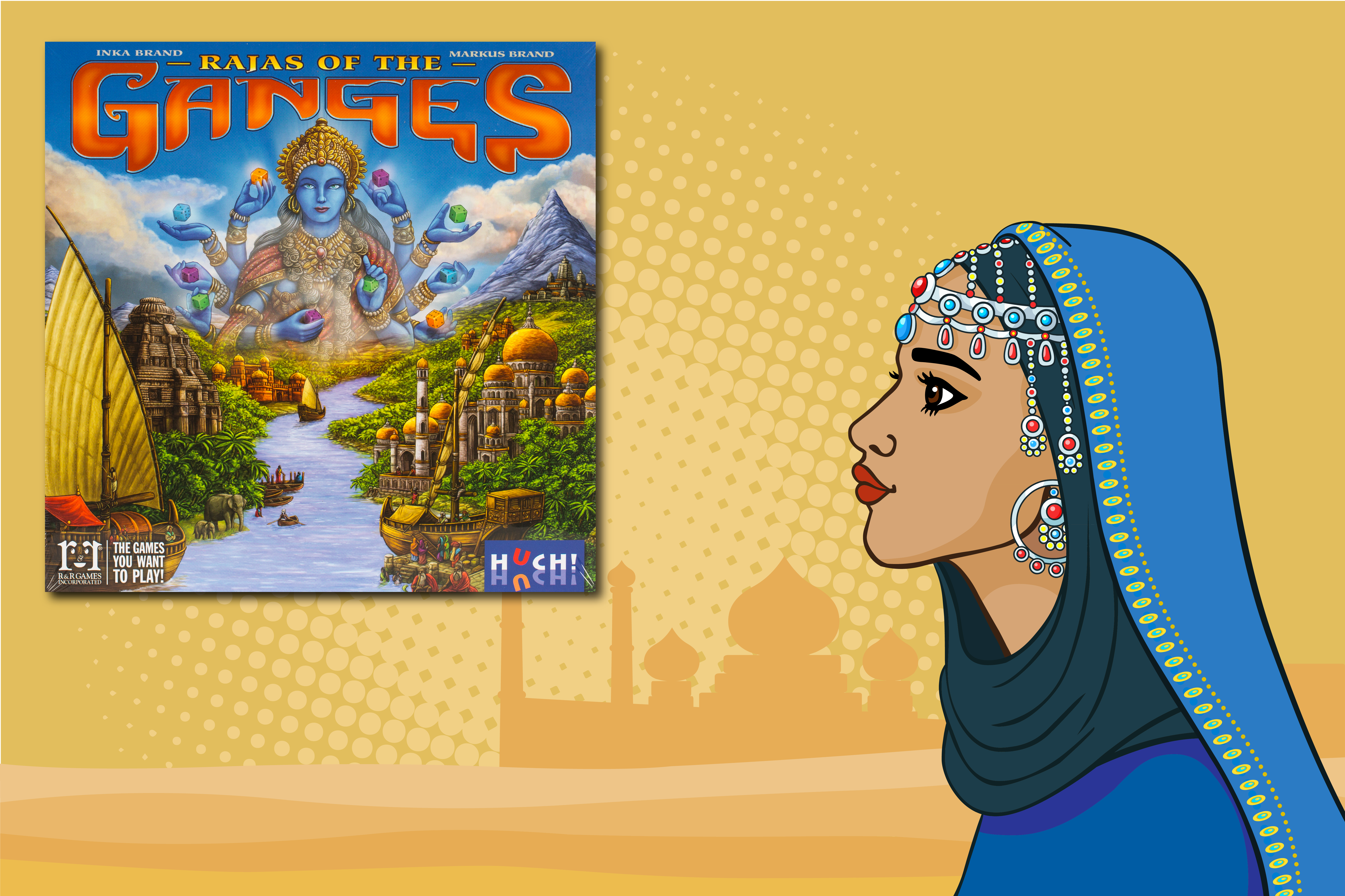 Rajas of the Ganges Board Game Review Header image
