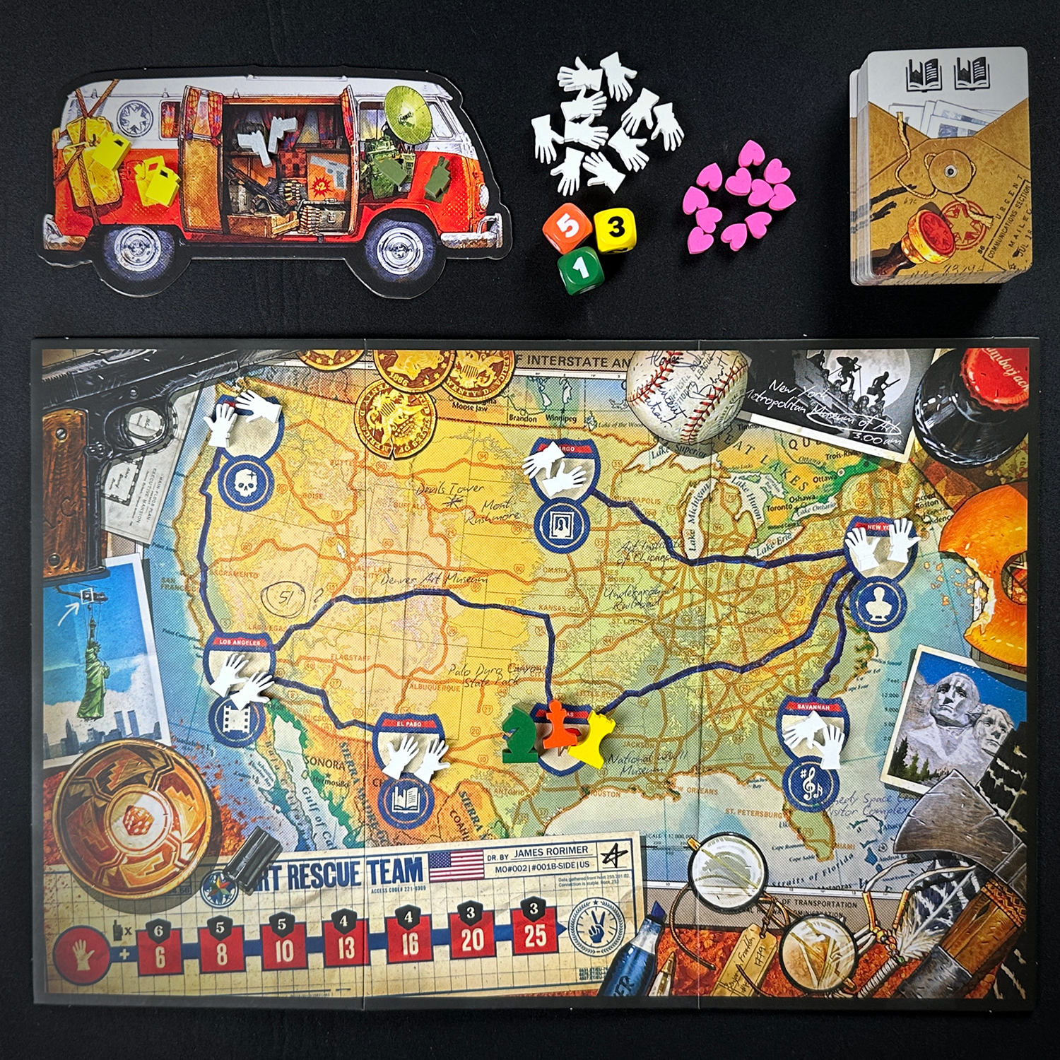 The ART Project Board Game Review America Board