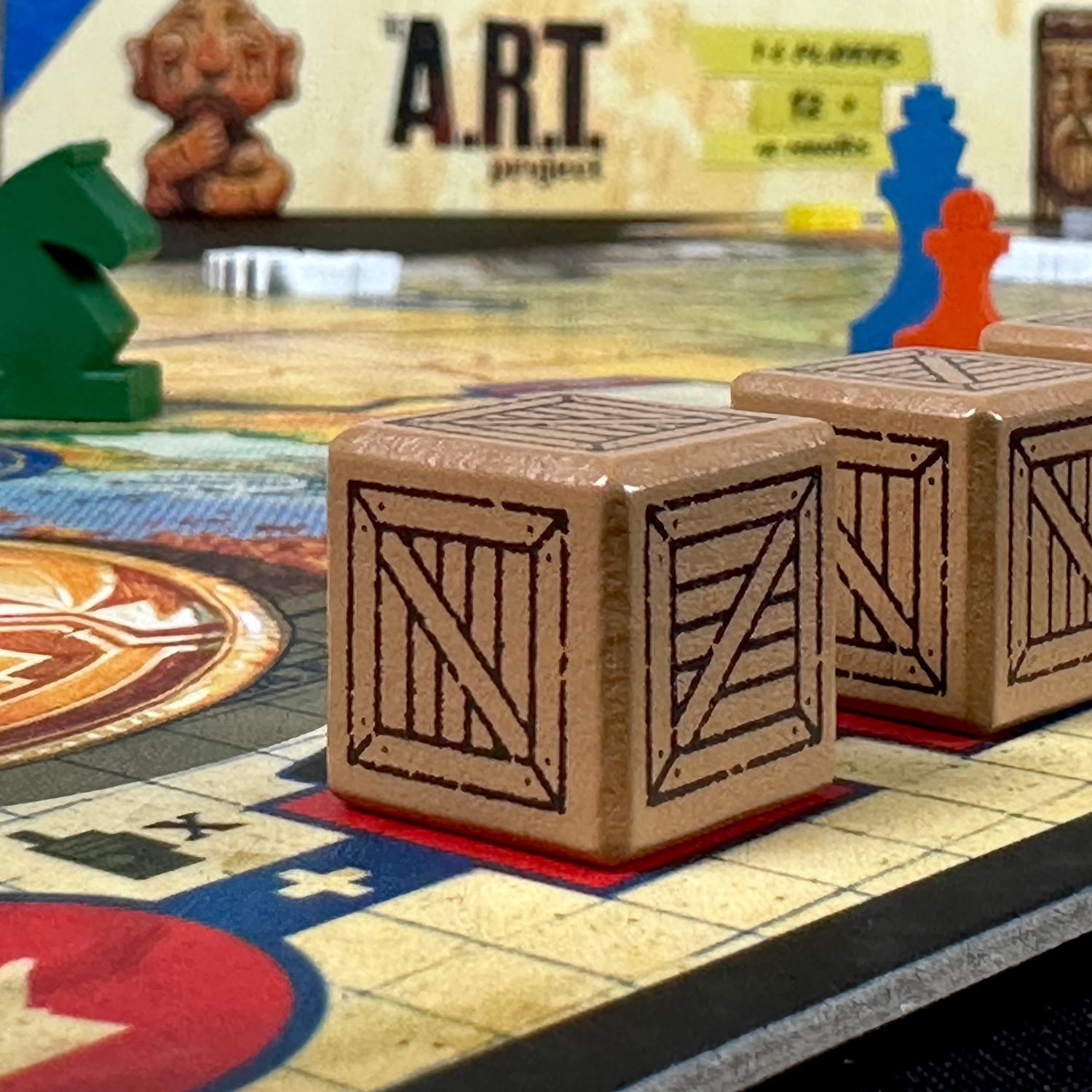 The ART Project Board Game Review Works of Art Crates