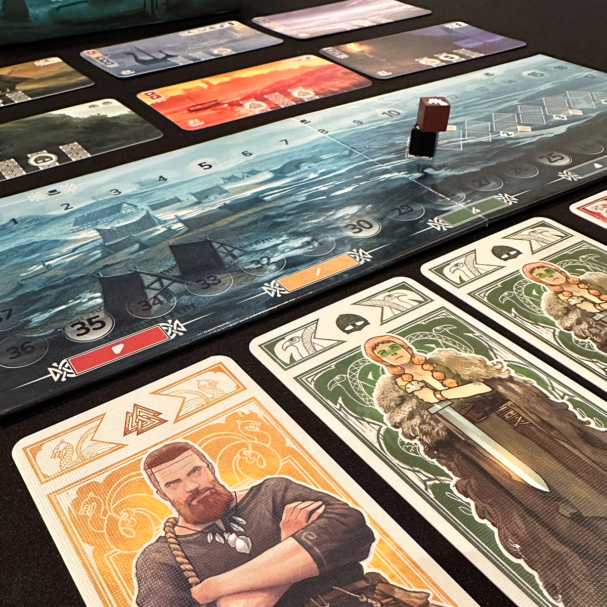 Knarr Board Game Review Card Angled