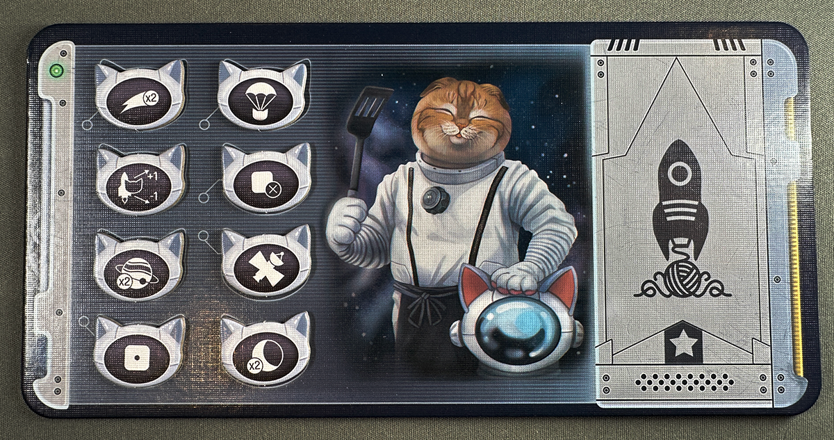 MLEM Space Agency Board Game Review Player Board