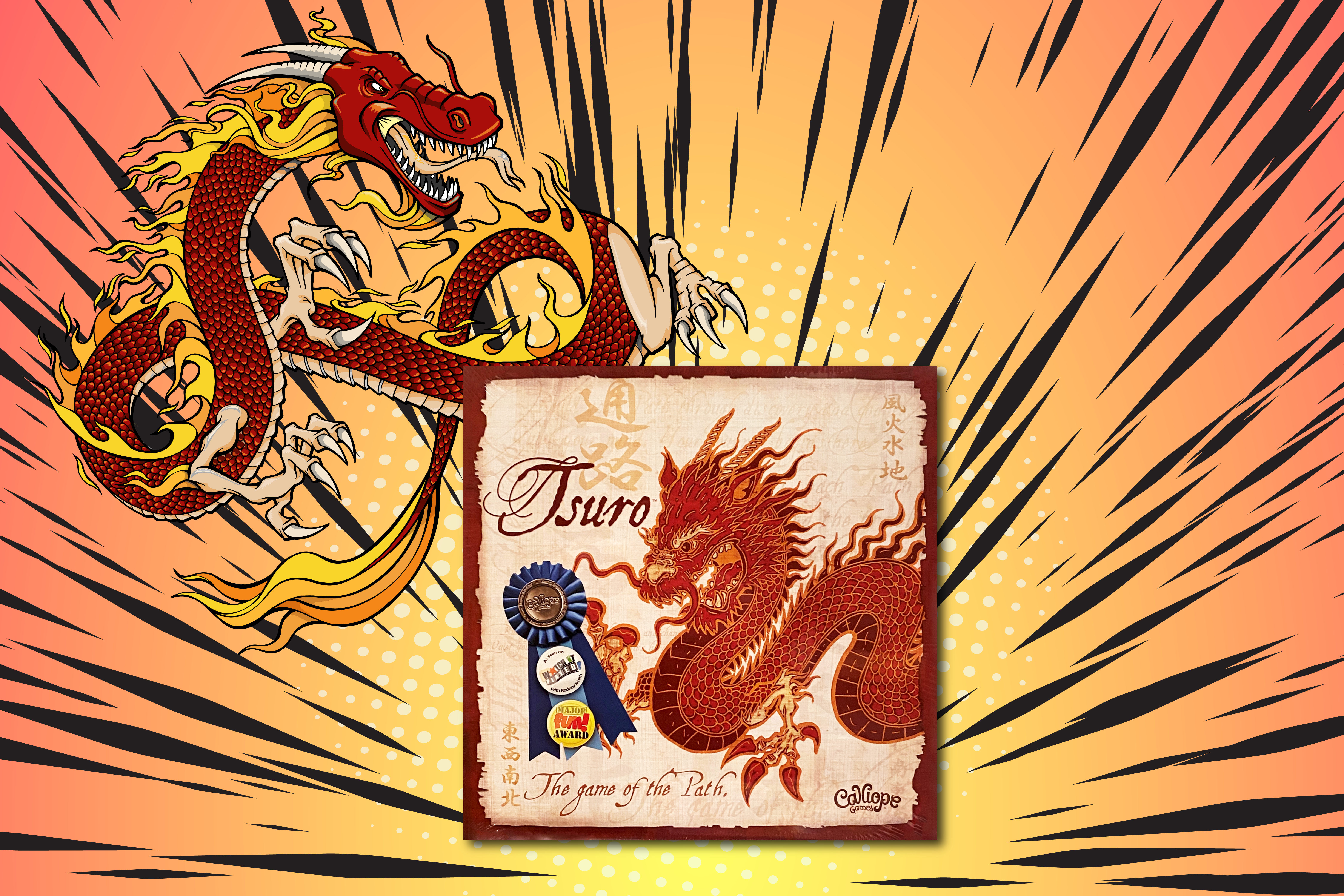 Tsuro Board Game Review Header Image