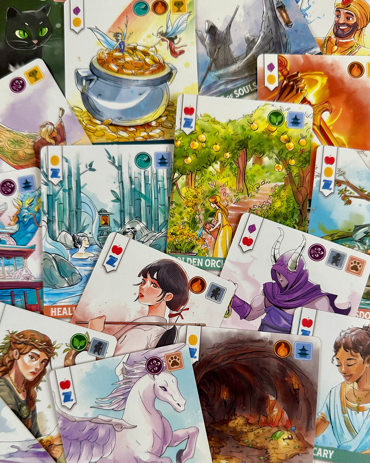 A selection of Smallfolk story cards A selection of Smallfolk story cards