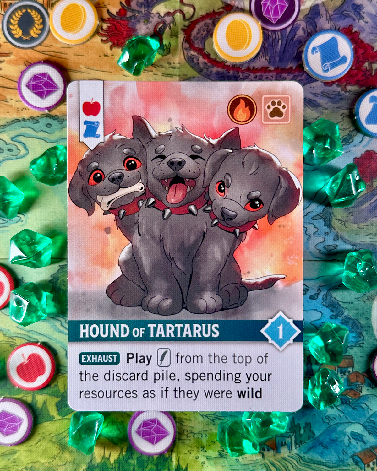 Hound of Tartarus and Smallfolk Tokens Hound of Tartarus and Smallfolk Tokens