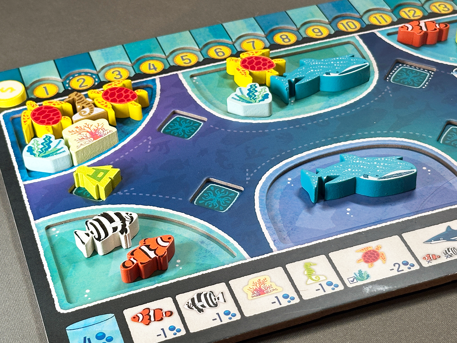 Aqua Garden Player Board During Play