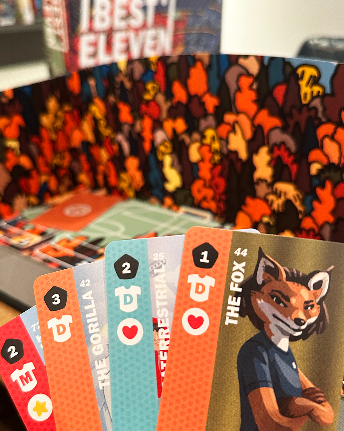 Best Eleven Hand of Cards and Player Screen