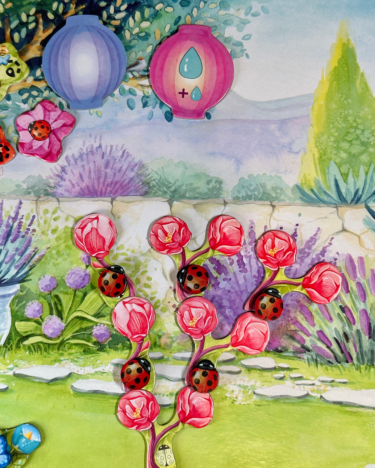 Pergola Board Game Review Lanterns and Ladybugs