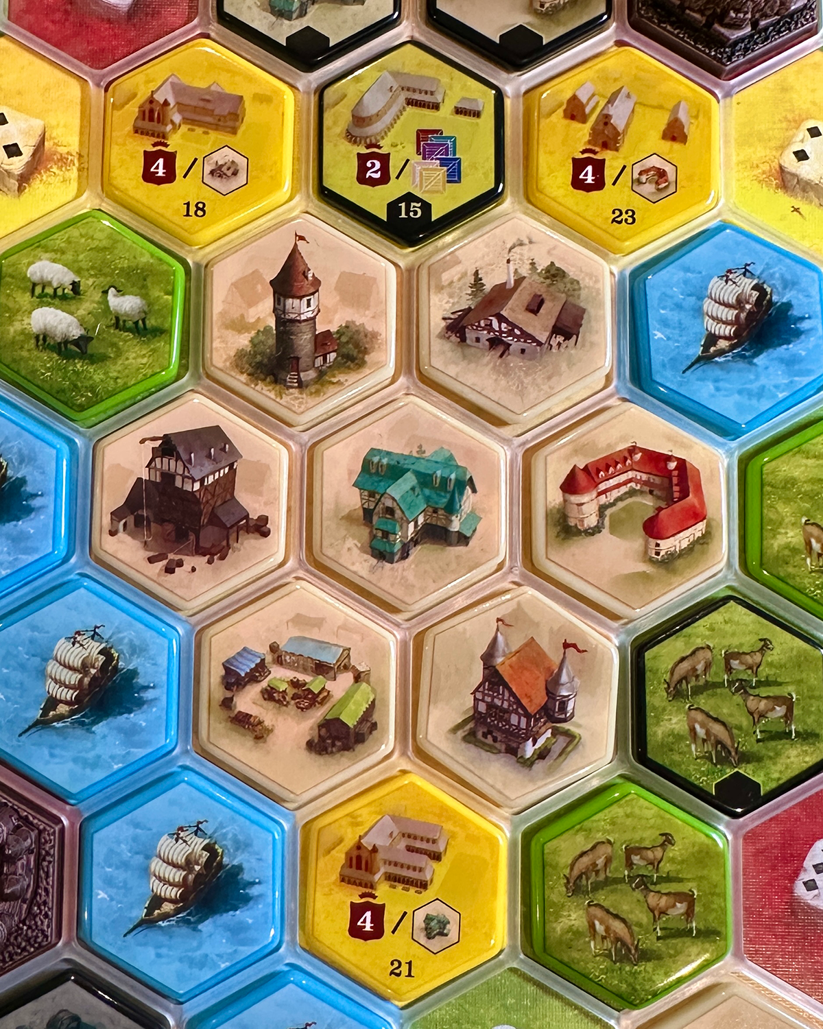 Castles of Burgundy Deluxe Edition Board Game Review Acrylic Tiles Castles of Burgundy Deluxe Edition Board Game Review Acrylic Tiles