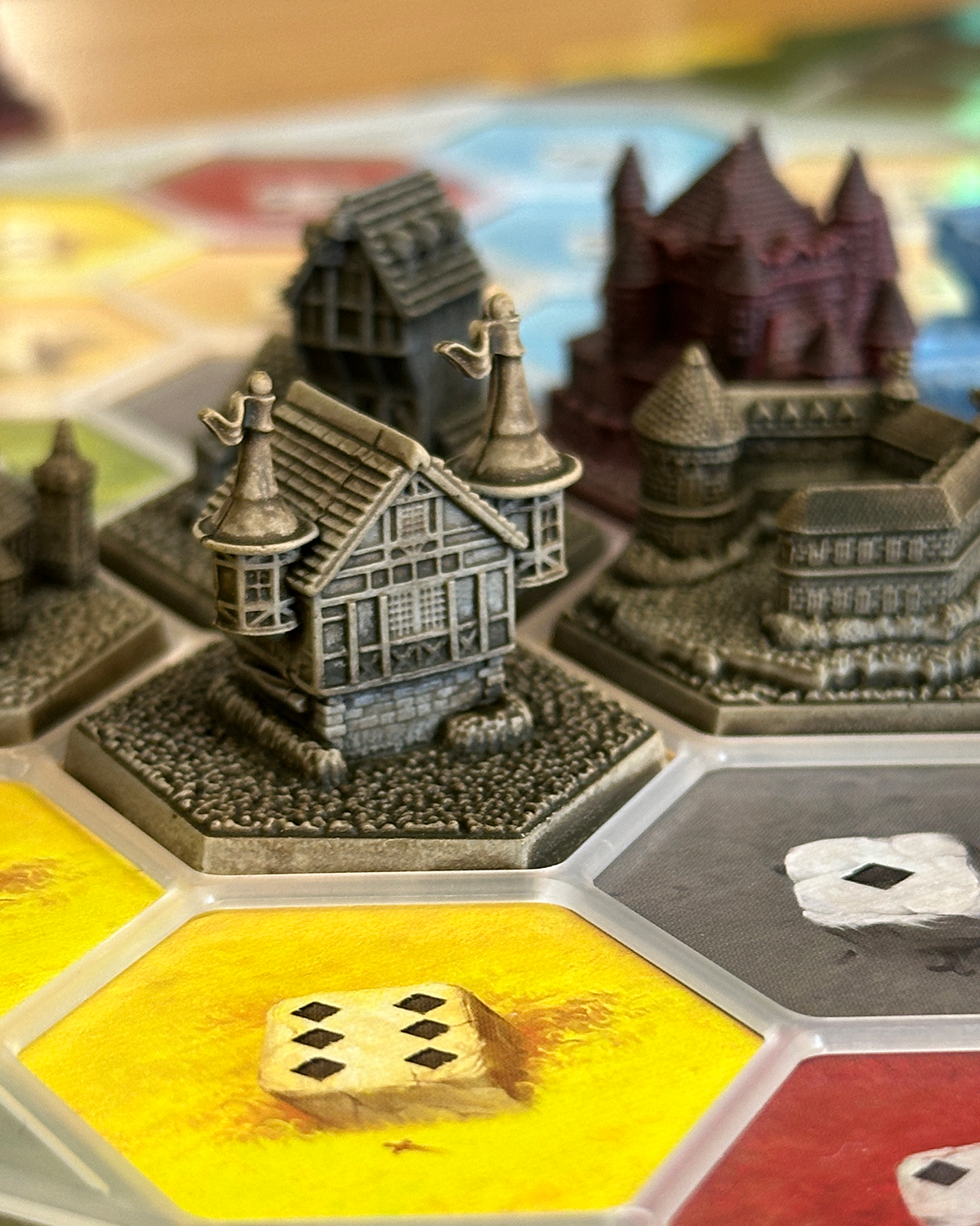 Castles of Burgundy Deluxe Edition Board Game Review Bank miniature Castles of Burgundy Deluxe Edition Board Game Review Bank miniature