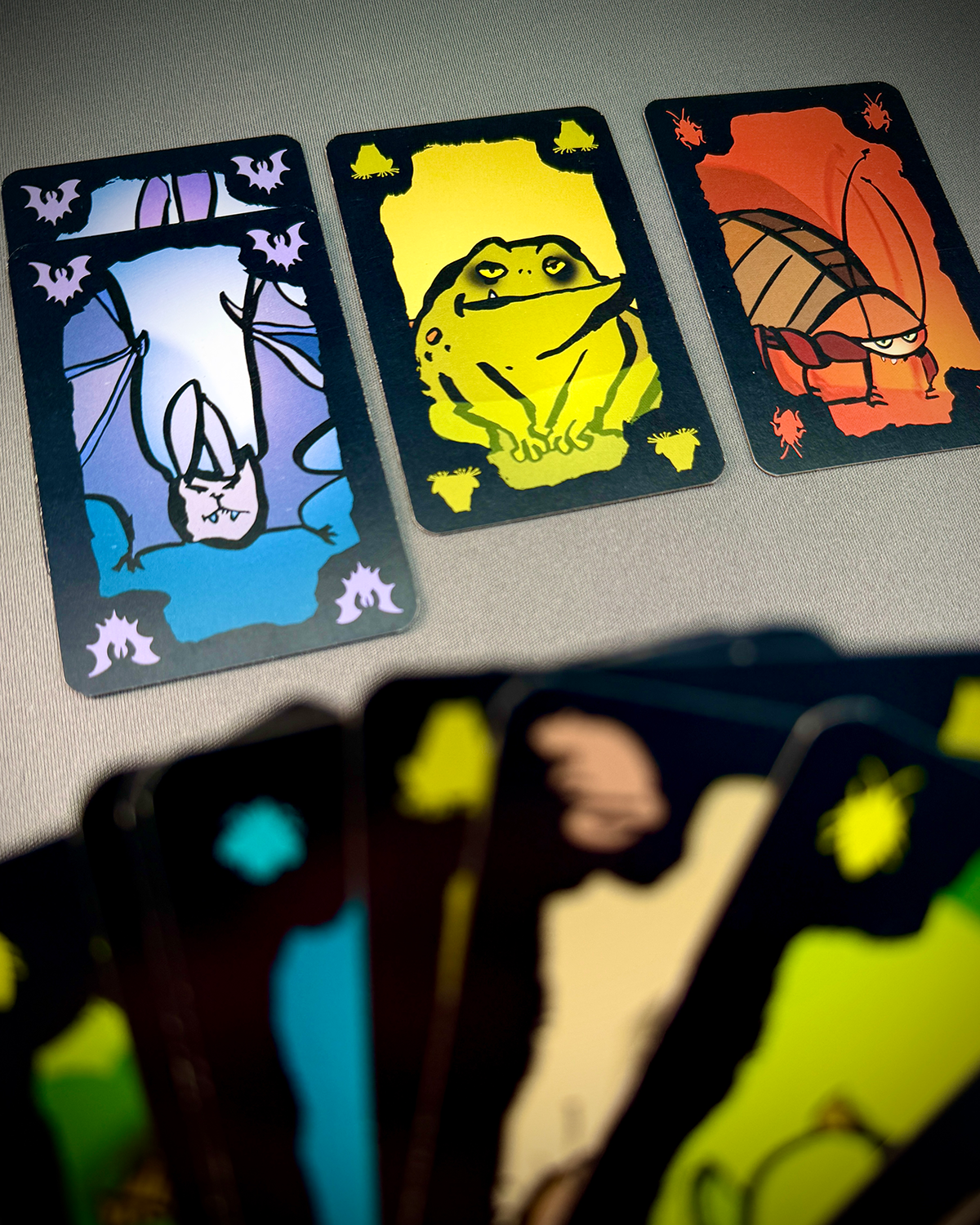 Cockroach Poker Card Game Review Cards In Front of Player Cockroach Poker Card Game Review Cards In Front of Player