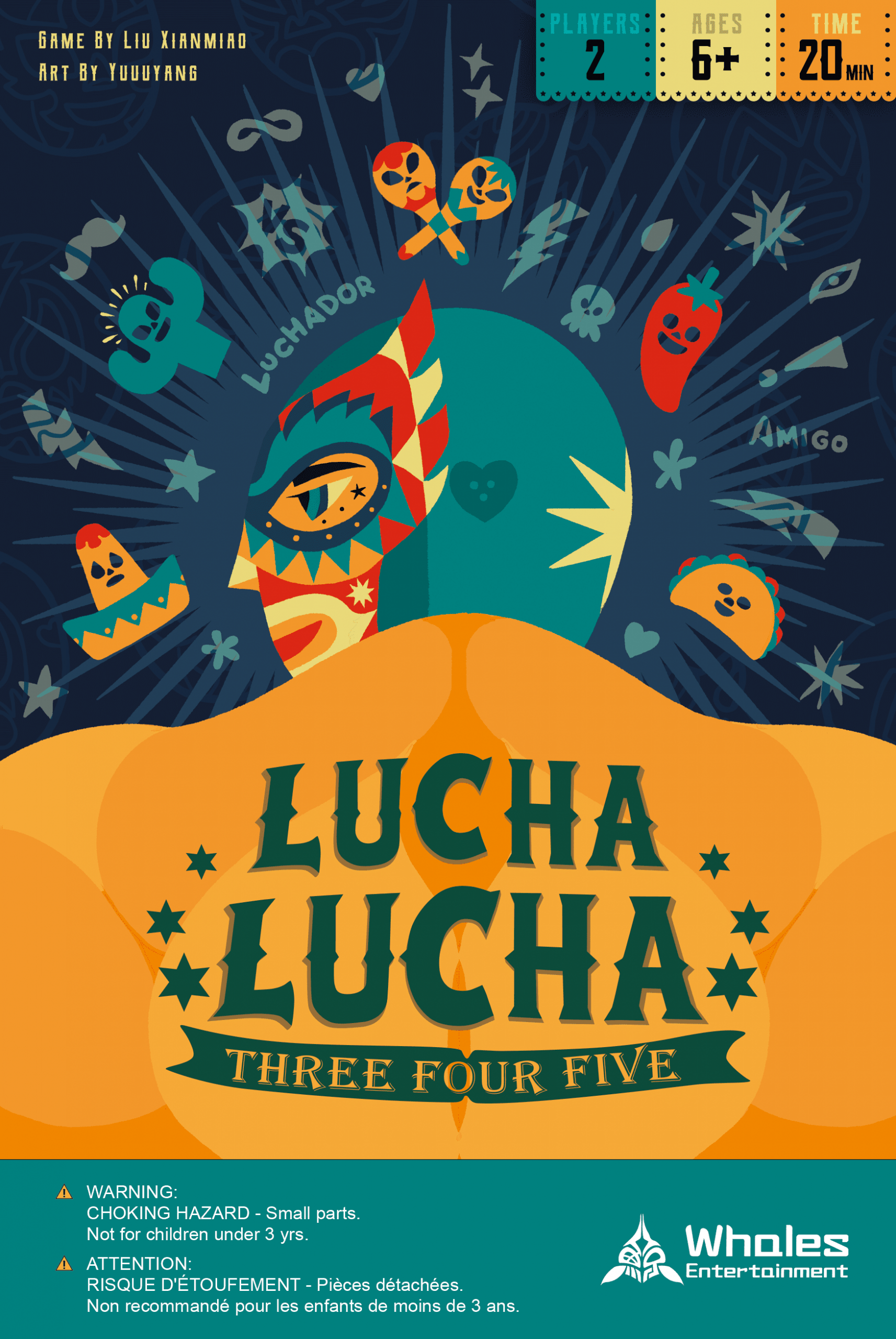 Lucha Lucha Three Four Five - Image Courtesy of Board Game Geek