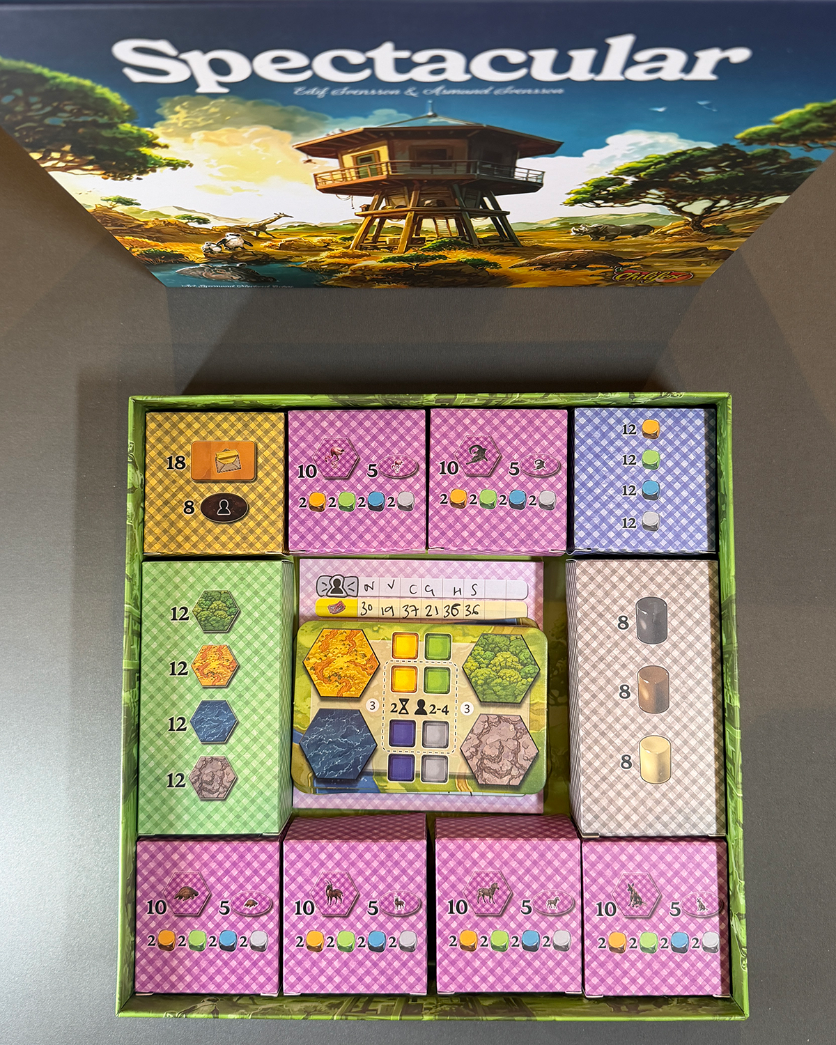 Spectacular Board Game Review Insert