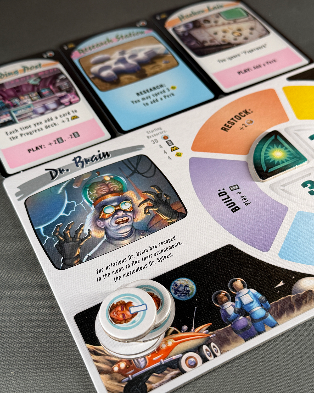 Moon Colony Bloodbath Board Game Review Dr Brain