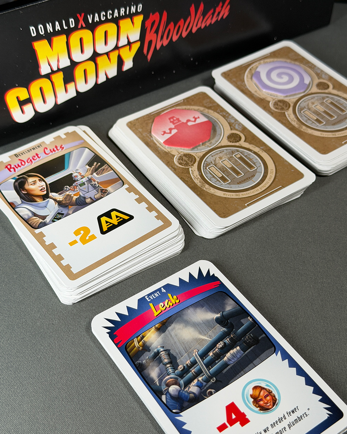 Moon Colony Bloodbath Board Game Review Draw Piles