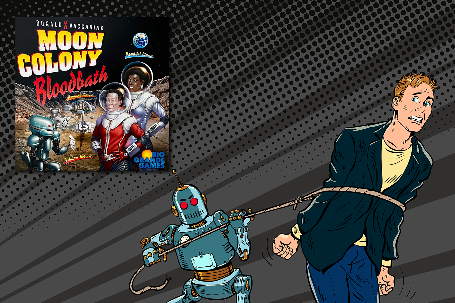 Moon Colony Bloodbath Board Game Review Header Image