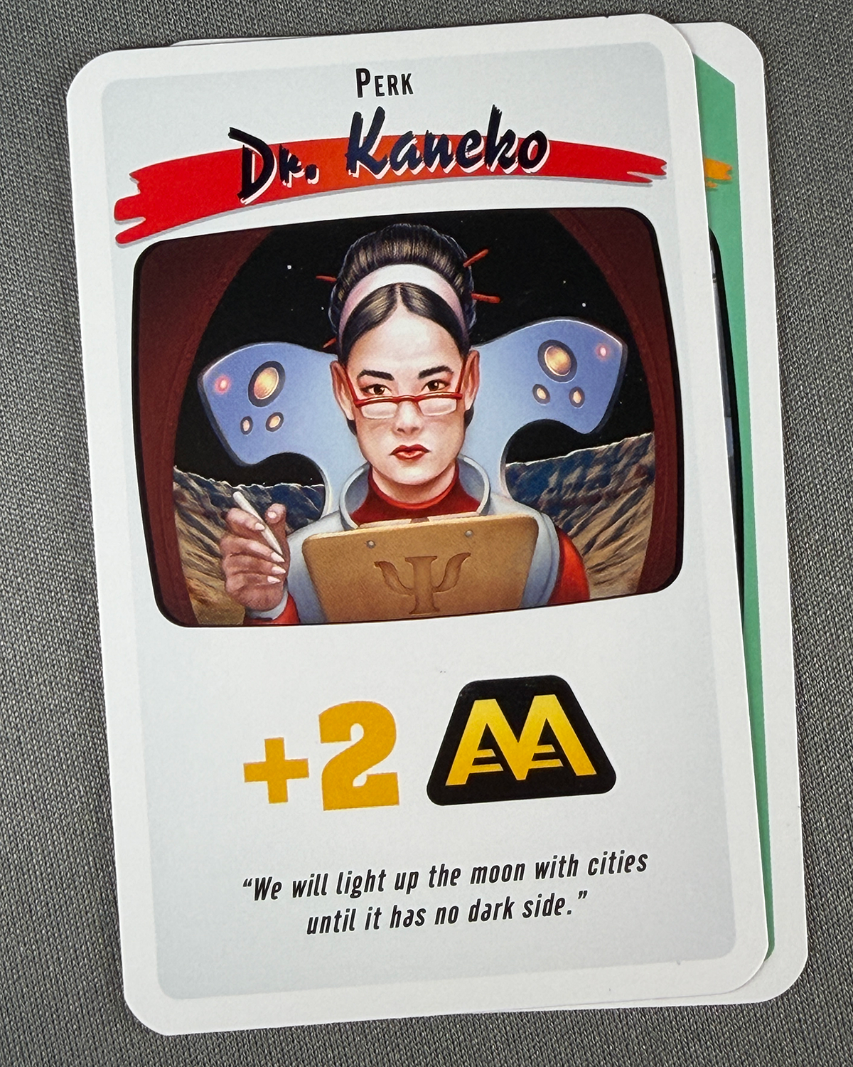 Moon Colony Bloodbath Board Game Review Perk Card