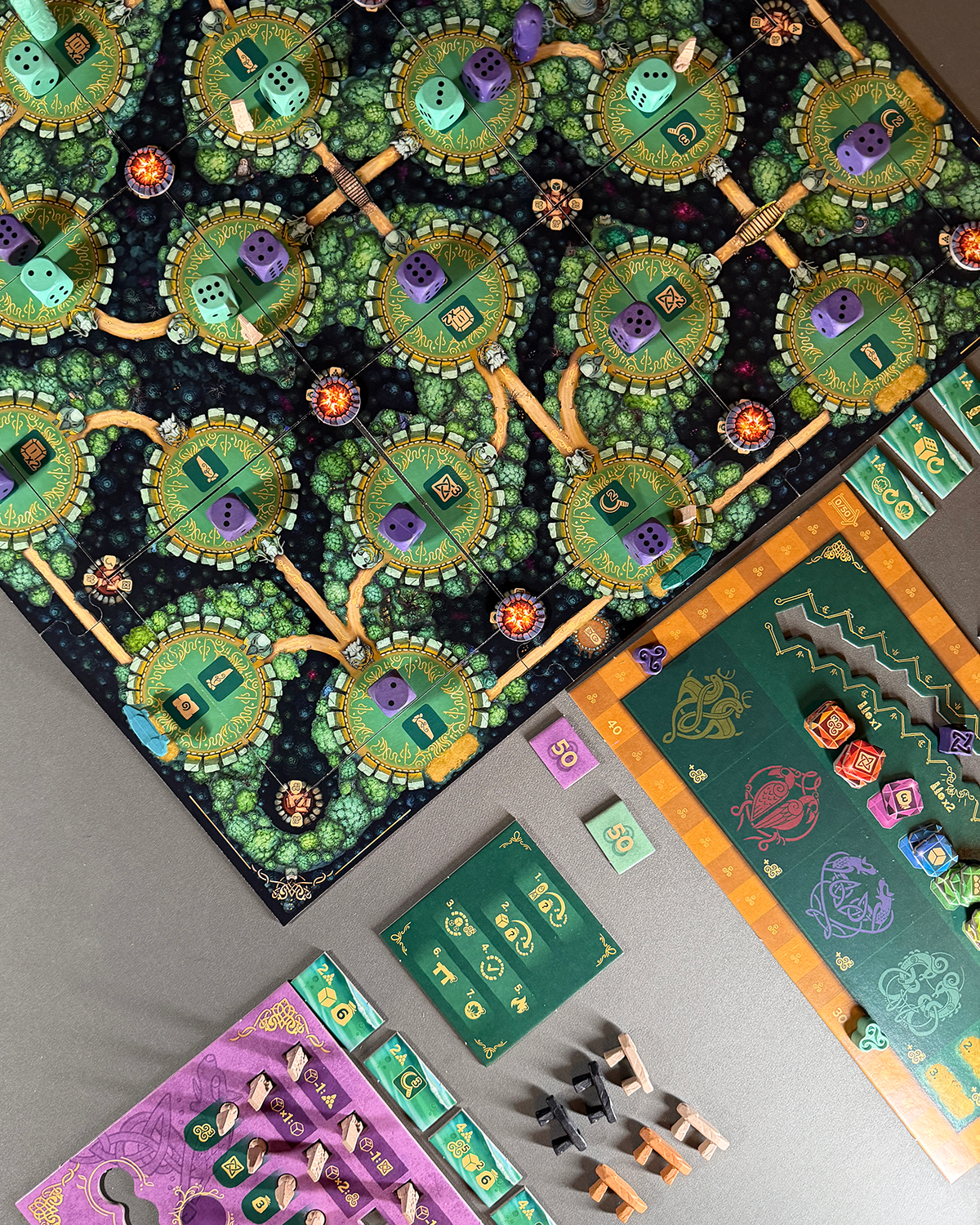 The Druids of Edora Board Game Review End Game Overhead