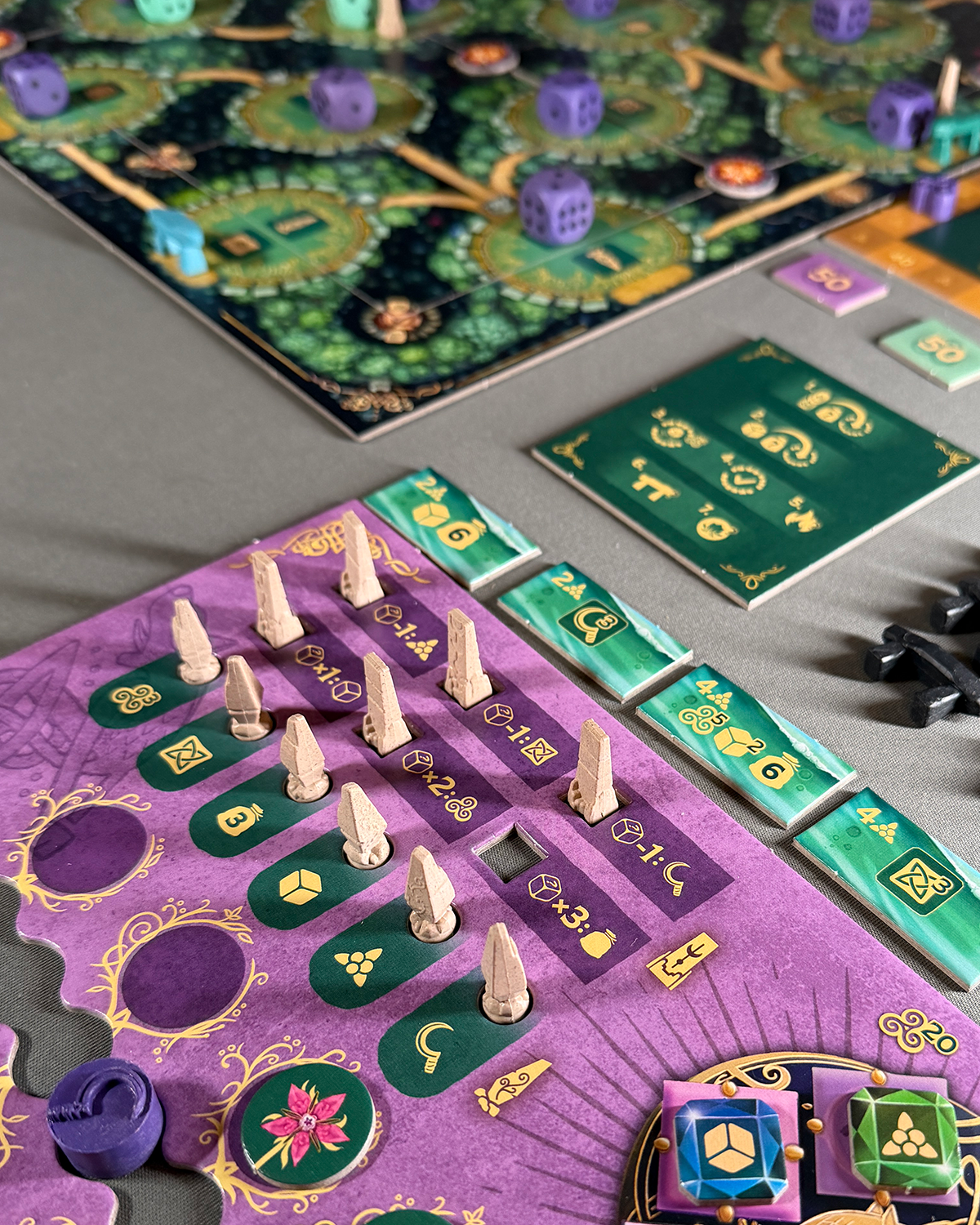 The Druids of Edora Board Game Review Player Board