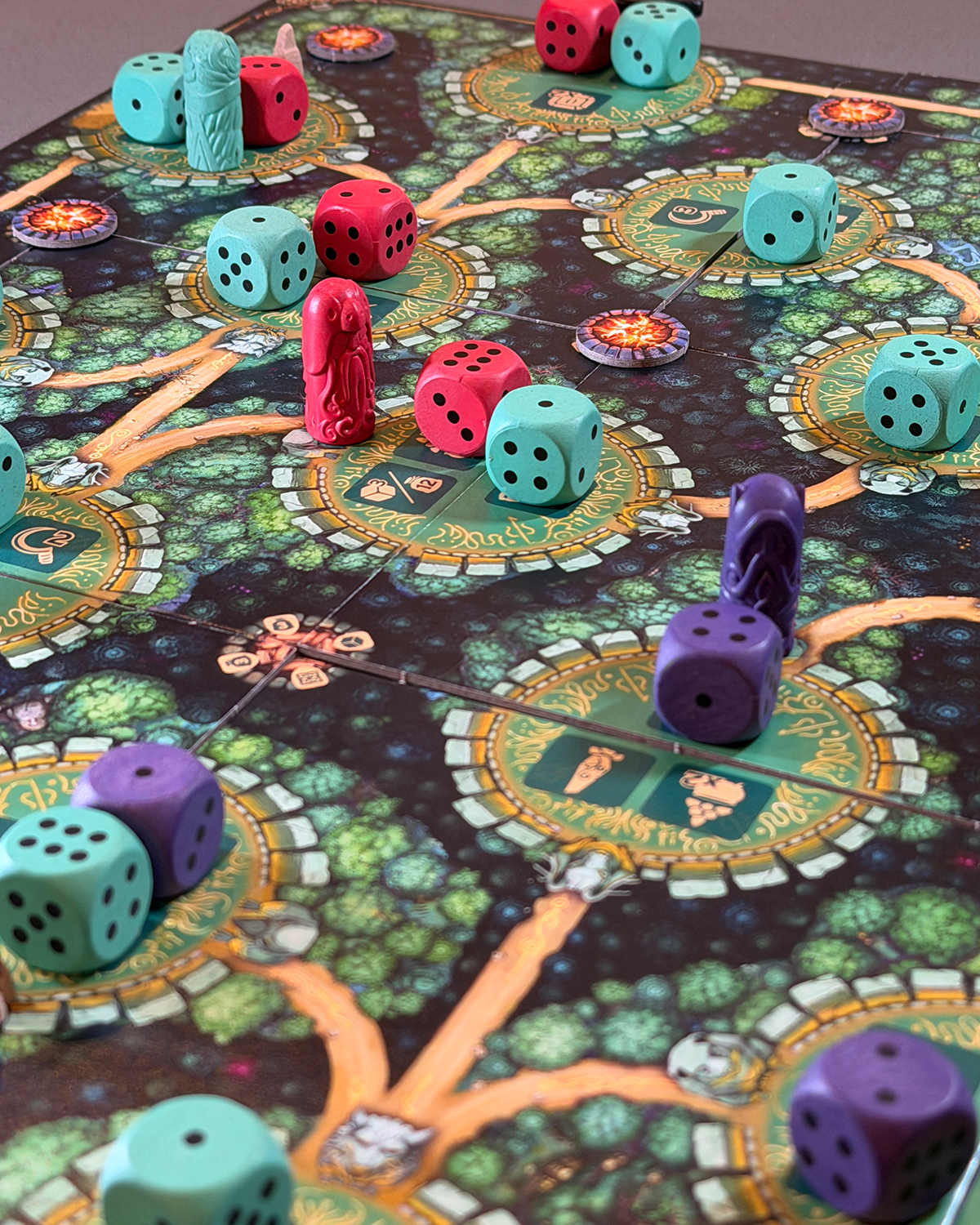 The Druids of Edora Board Game Review Shrines and Dice