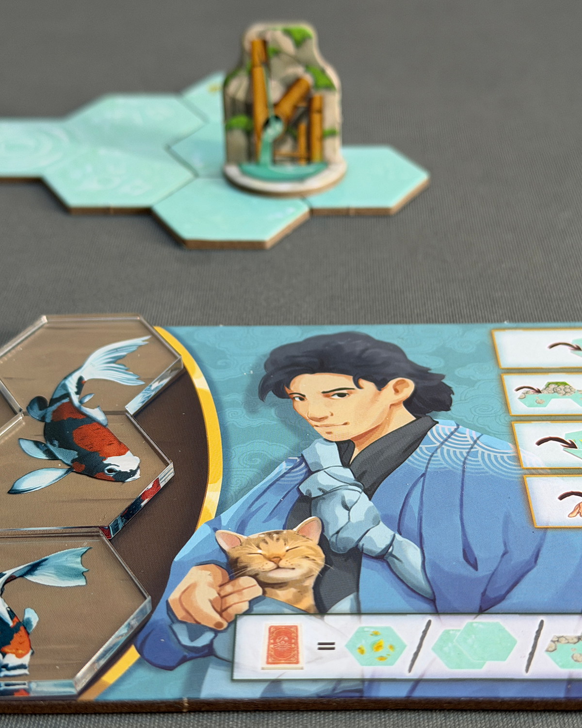 Koi Board Game Review Player Board Detail