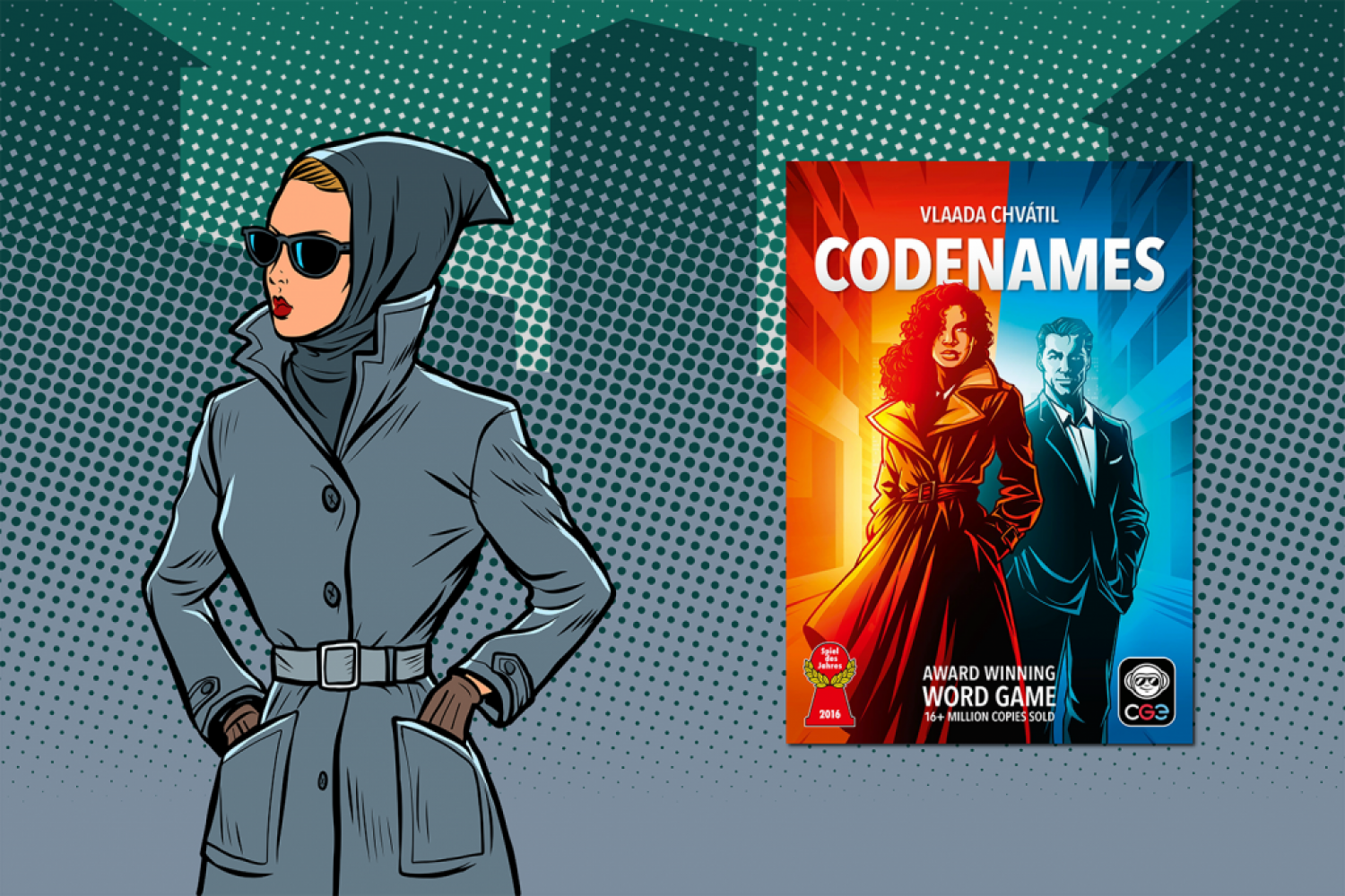 Codenames Word Game Review Header Image