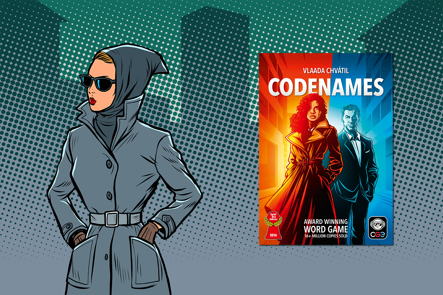 Codenames Word Game Review Header Image