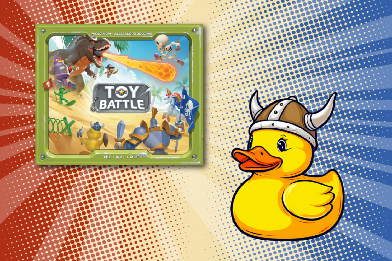 Toy Battle Board Game Review Header Image