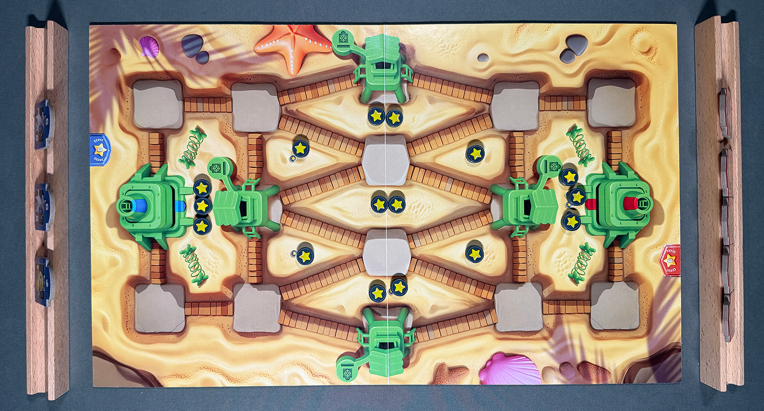 Toy Battle Board Game Review Overhead of Set Up