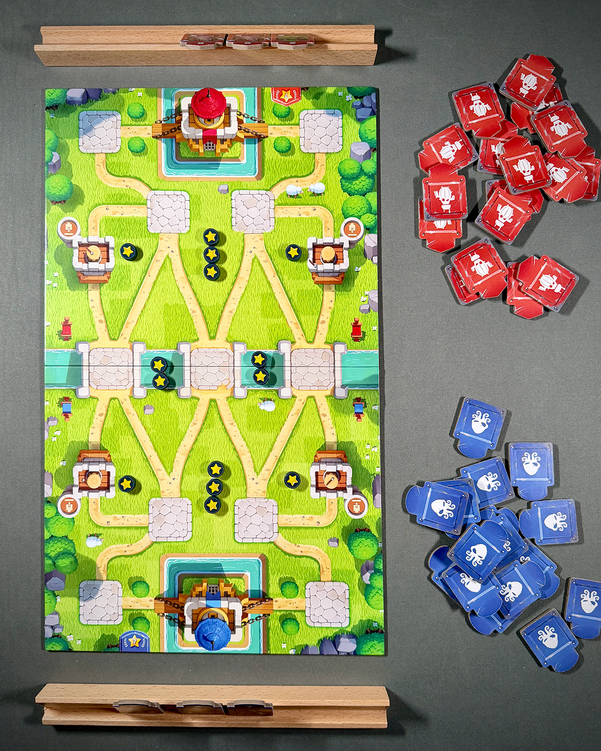 Toy Battle Board Game Review Setup