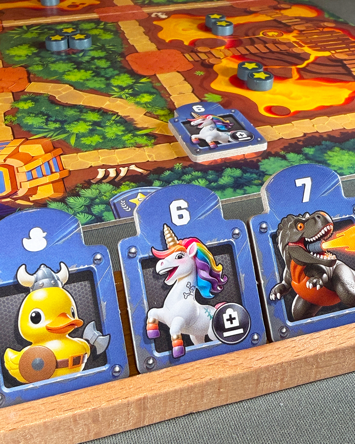 Toy Battle Board Game Review Tiles and Board Detail