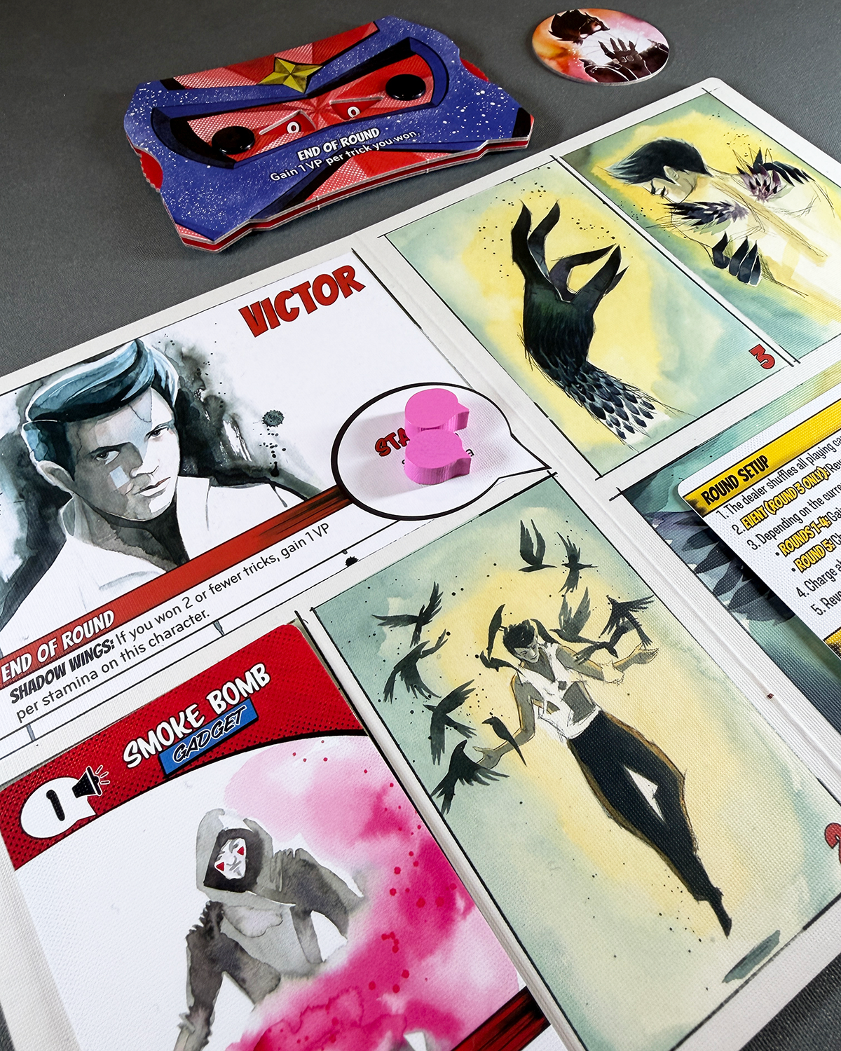 Origin Story Board Game Review Player Board