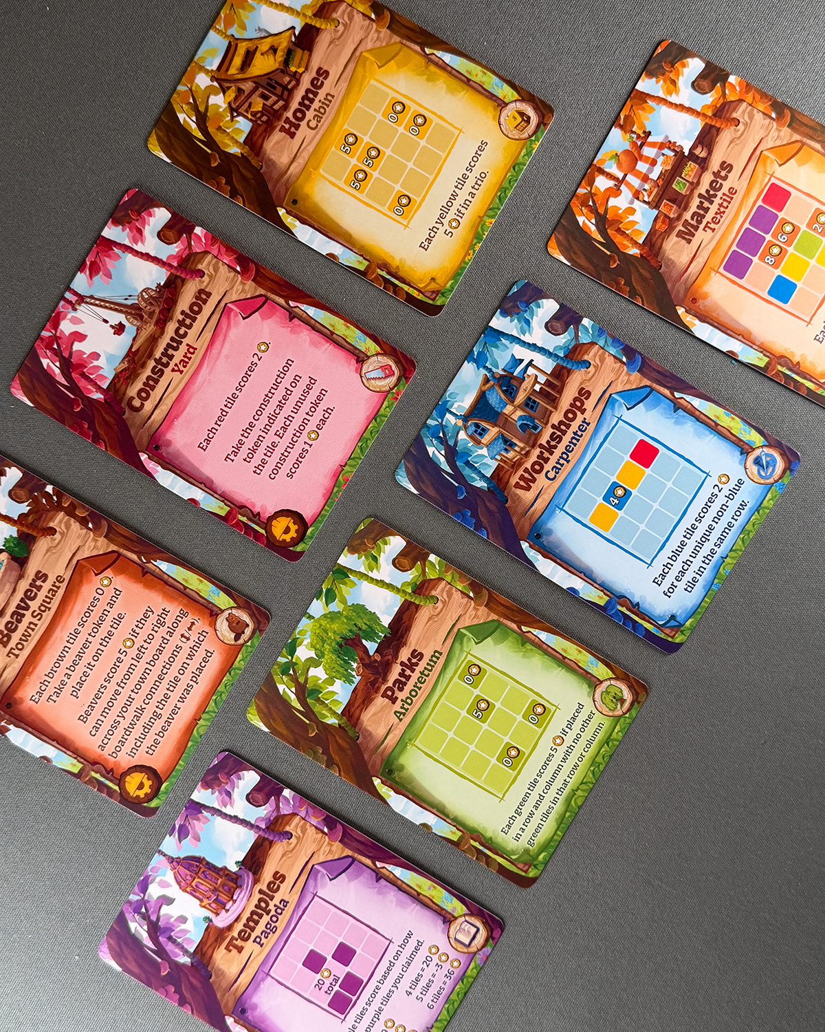 Timber Town Board Game Review Scoring Objectives