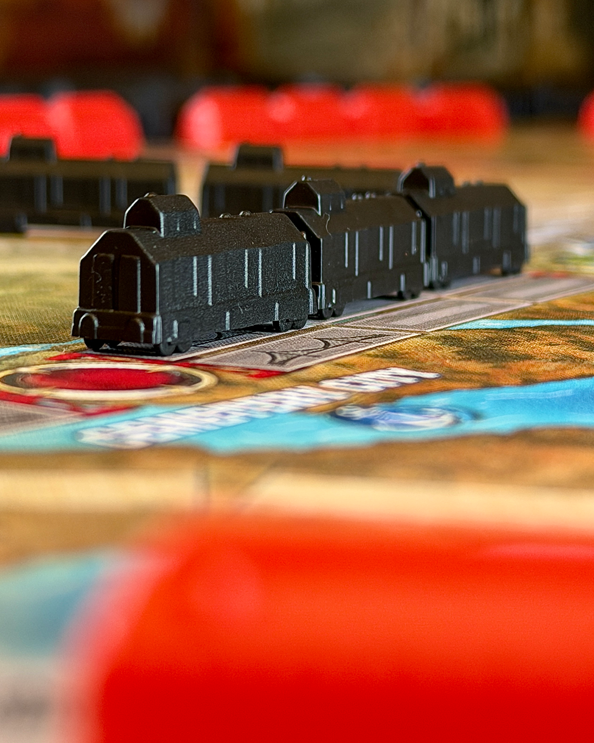 Ticket to Ride Legacy Legends of the West Board Game Review Black Train Piece
